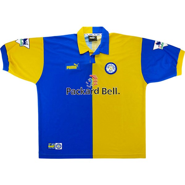 Authentic Camiseta Leeds United 1ª Retro 1998 1999 Amarillo